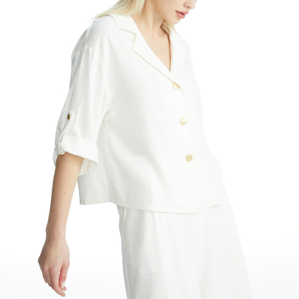 Half-sleeve Boxy Shirt