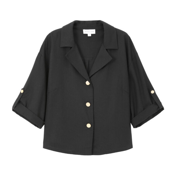 Half-sleeve Boxy Shirt