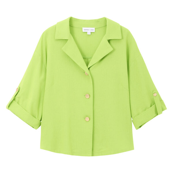 Half-sleeve Boxy Shirt