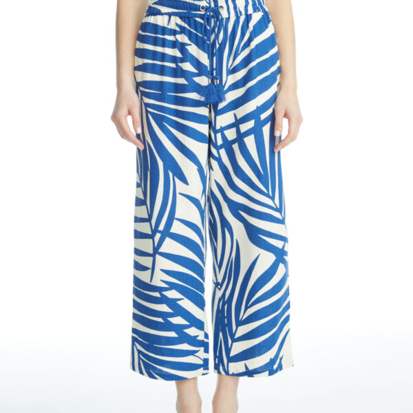 Elastic Print Pants
