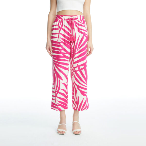 Elastic Print Pants