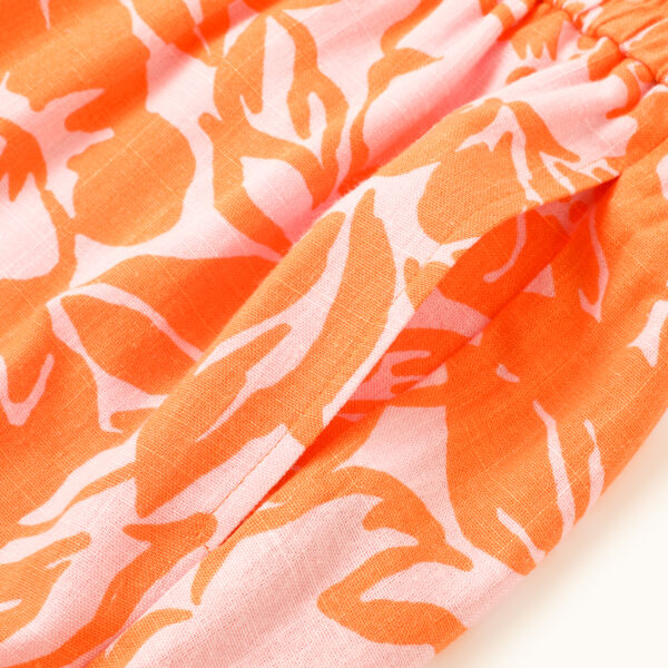 Elastic Print Pants