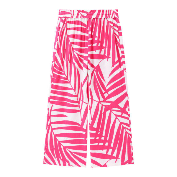 Elastic Print Pants