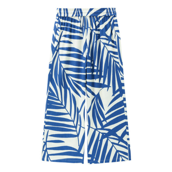 Elastic Print Pants