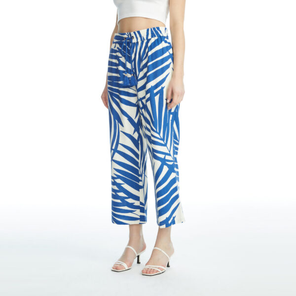 Elastic Print Pants