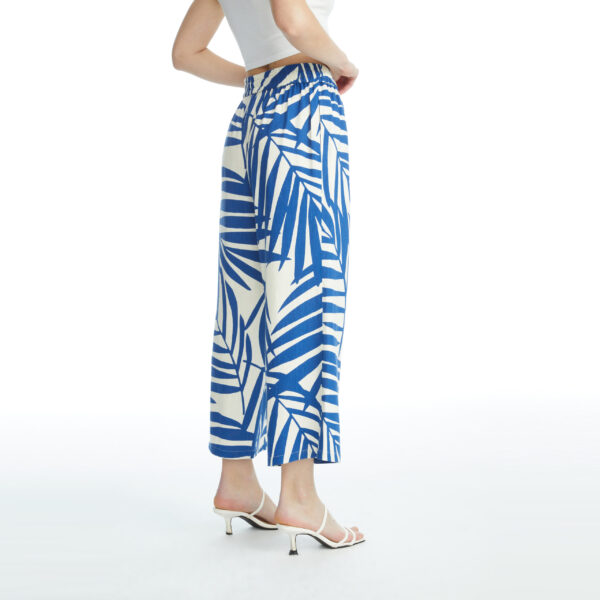Elastic Print Pants