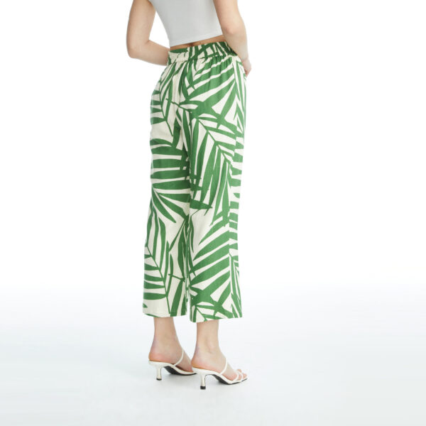 Elastic Print Pants