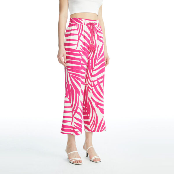 Elastic Print Pants