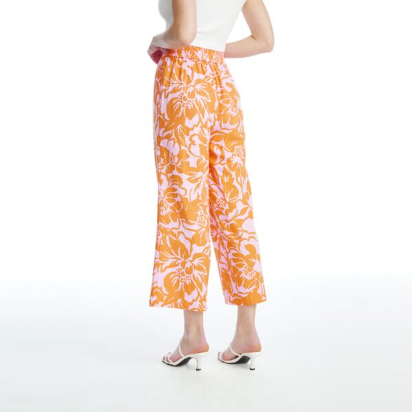 Elastic Print Pants