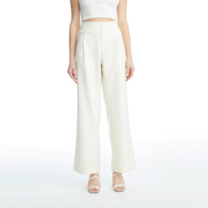 Pull On Wide Leg Pants - Ivory, M