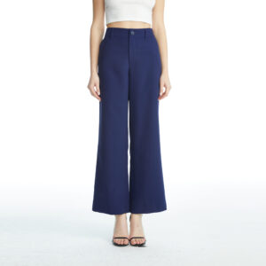 Wide-Leg Pants - Blue, L