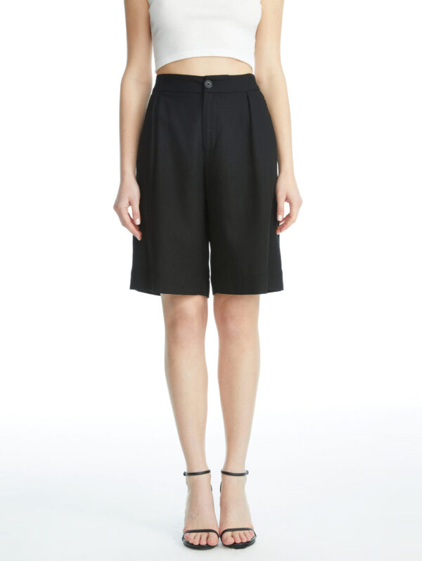 Elastic Bermuda Shorts